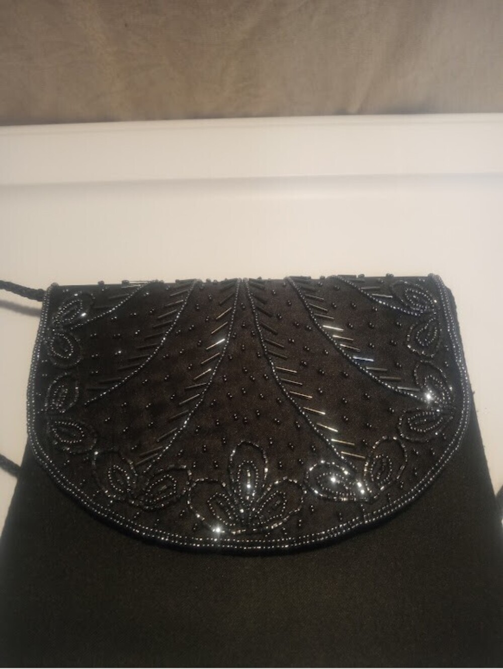 Black Rebecca Lynn Beaded Handbag | Evening GUC